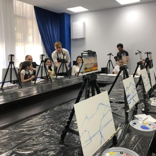 Мастер класс студии Гранат "Рисуем Арарат"